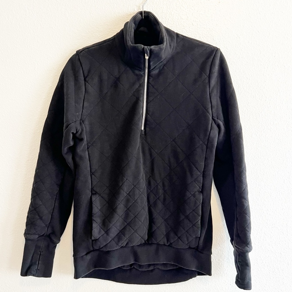 Lululemon Forever Warm half zip front pocket pullover